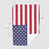 American United Staaten USA Flag Golfhandtuch (Insitu)