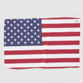 American United Staaten USA Flag Golfhandtuch (Horizontal)