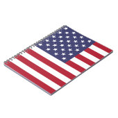 American United Staaten USA Flag Notbook Notizblock (Linke Seite)