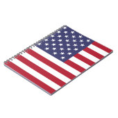 American United Staaten USA Flag Notizblock (Linke Seite)