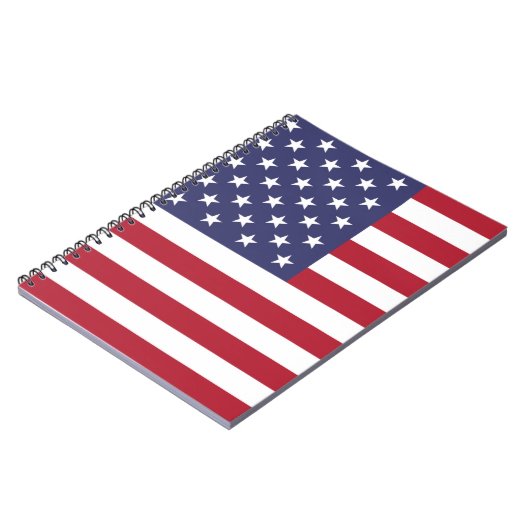 American United Staaten USA Flag Notizblock (Linke Seite)