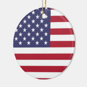 American United Staaten USA Flag Ornament (Links)