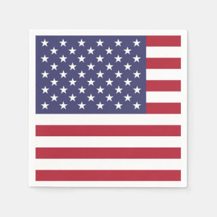 American United Staaten USA Flag Paper Napkin Serviette
