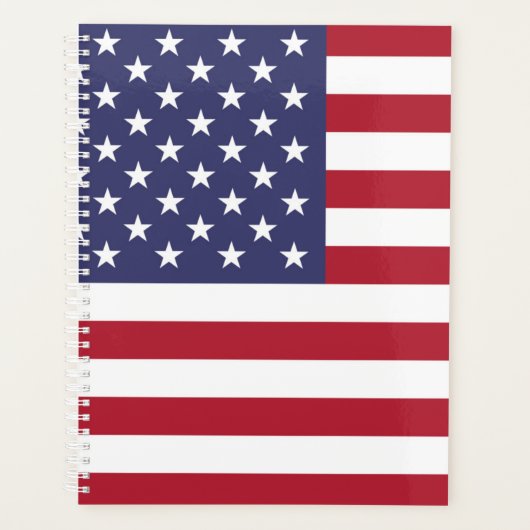 American United Staaten USA Flag Planner Planer (Vorderseite)