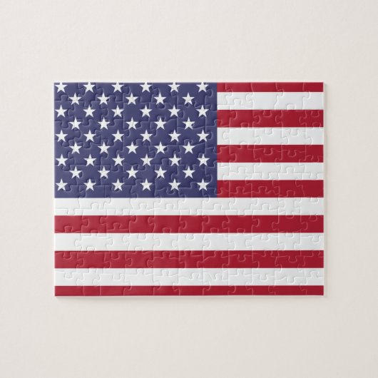American United Staaten USA Flag Puzzle (Horizontal)