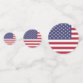 American United Staaten USA Flag Table Confetti Konfetti (Rückseiten)