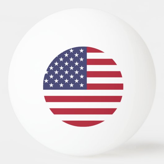 American United Staaten USA Flag Tischtennisball (Vorderseite)
