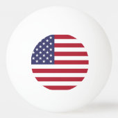 American United Staaten USA Flag Tischtennisball (Rückseite)