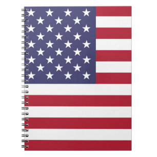 American United Staaten USA Spiral Foto Notebook Notizblock