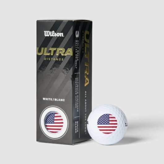 American United States USA Flag Golfball (Verpackungen)