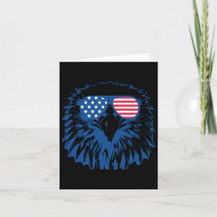 American US Flag Cooler Adler 4. Juli Patriotic fü Karte