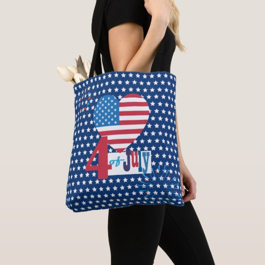 American USA Flag 4. Juli Design Personalize Tasche (Von Nahem)