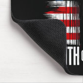 American Usa Flag Christ Faith Over Fear With Cros Mousepad (Ecke)