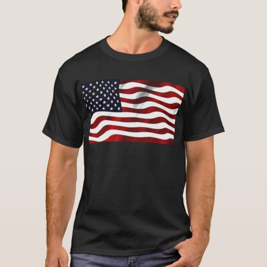 American USA flag Collection T-Shirt (Vorderseite)