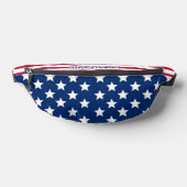 AMERICAN USA FLAG Personalisiert Patriotic Bauchtasche (Ablage )