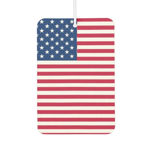 American USA Flag Pride Design-76353 Autolufterfrischer (Vorderseite)