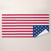American USA Flag Pride Design-76353 Badehandtuch (Badehandtuch)