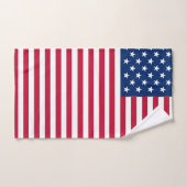 American USA Flag Pride Design-76353 Badhandtuch Set (Handtuch)