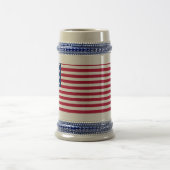 American USA Flag Pride Design-76353 Bierglas (Mittel)