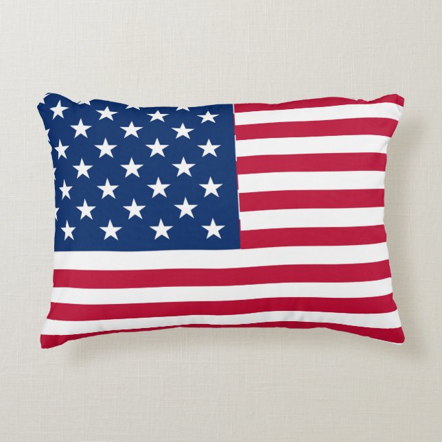 American USA Flag Pride Design-76353 Dekokissen (Vorderseite)