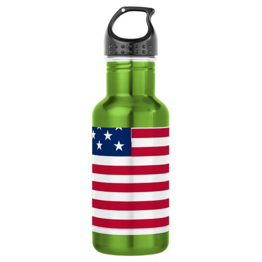 American USA Flag Pride Design-76353 Edelstahlflasche (Vorderseite)