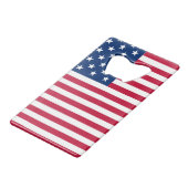 American USA Flag Pride Design-76353 Geldbeutel Flaschenöffner (Rückseite Schrägansicht)