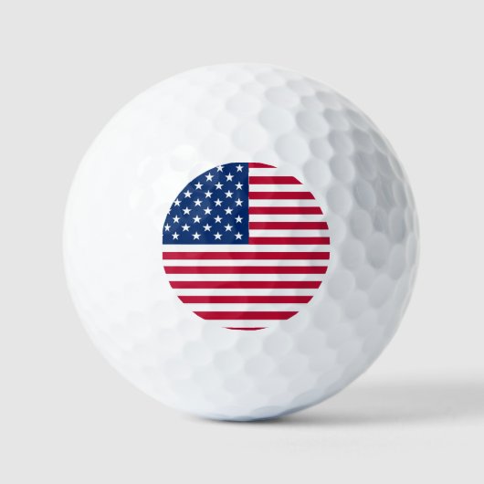 American USA Flag Pride Design-76353 Golfball (Vorderseite)