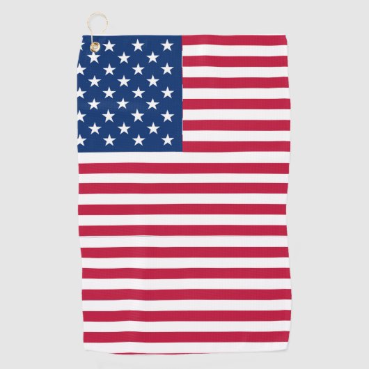 American USA Flag Pride Design-76353 Golfhandtuch (Vorderseite)