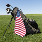 American USA Flag Pride Design-76353 Golfhandtuch (Gras)