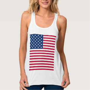 American USA Flag Pride Design-76353 Hoodie Tank Top