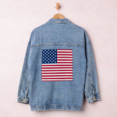 American USA Flag Pride Design-76353 Jeansjacke (Hangar)