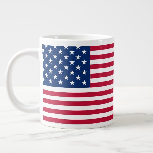American USA Flag Pride Design-76353 Jumbo-Tasse (Links)