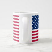 American USA Flag Pride Design-76353 Jumbo-Tasse (Rückseite)