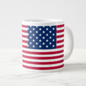 American USA Flag Pride Design-76353 Jumbo-Tasse (Vorderseite Rechts)