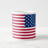 American USA Flag Pride Design-76353 Jumbo-Tasse (Vorderseite)