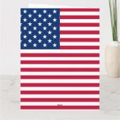 American USA Flag Pride Design-76353 Karte (Rückseite)