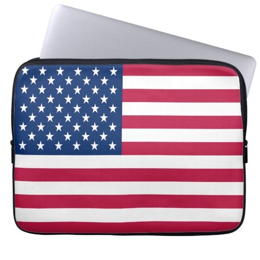 American USA Flag Pride Design-76353 Laptopschutzhülle (Vorderseite)