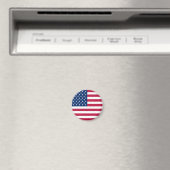 American USA Flag Pride Design-76353 Magnet (In Situ (Geschirrspüler))