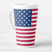 American USA Flag Pride Design-76353 Milchtasse (Linke Ecke)