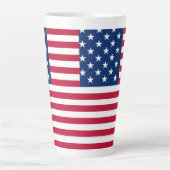 American USA Flag Pride Design-76353 Milchtasse (Vorderseite)