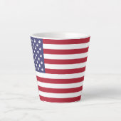 American USA Flag Pride Design-76353 Milchtasse (Vorderseite)