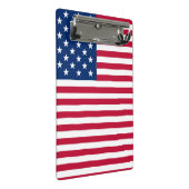 American USA Flag Pride Design-76353 Mini Klemmbrett (Schrägansicht)