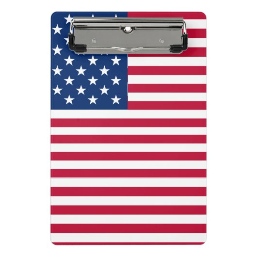 American USA Flag Pride Design-76353 Mini Klemmbrett (Vorderseite)