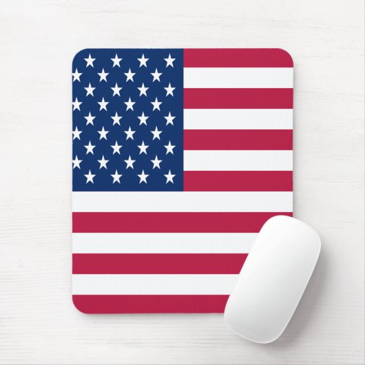 American USA Flag Pride Design-76353 Mousepad (Mit Mouse)