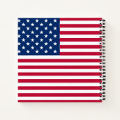 American USA Flag Pride Design-76353 Notizblock (Rückseite)