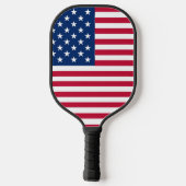American USA Flag Pride Design-76353 Pickleball Schläger (Rückseite)