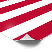 American USA Flag Pride Design-76353 Poster (Ecke)