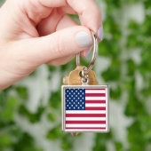 American USA Flag Pride Design-76353 Schlüsselanhänger (Hand)