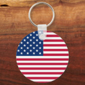American USA Flag Pride Design-76353 Schlüsselanhänger (Vorderseite)