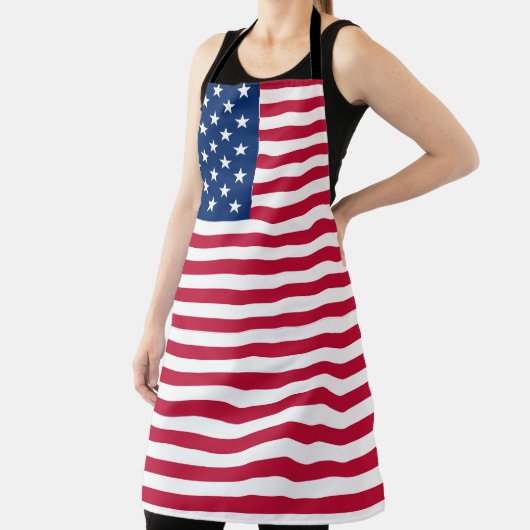 American USA Flag Pride Design-76353 Schürze (InSitu)